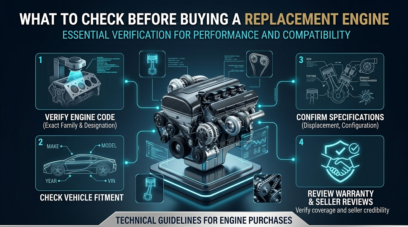 What to Check Before Buying a Replacement Engine
