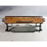 97-03 BMW 5-Series Radio Bracket Carrier With Walnut Wood Trim Cover OEM