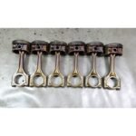 01-06 BMW M54 2.5L 6-Cylinder Engine Piston and Connecting Rod Set of 6 45013