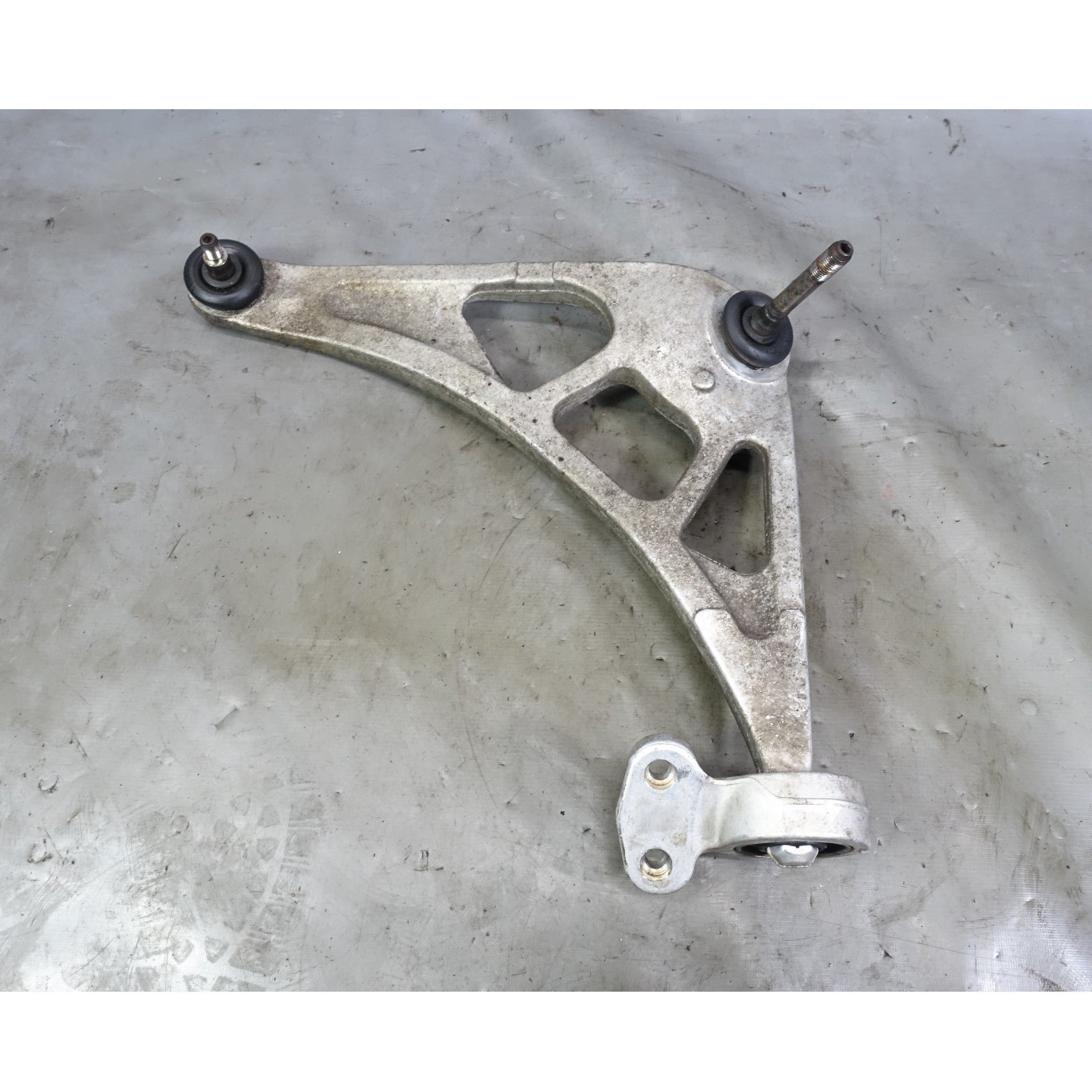 57_093103cb-5c0e-49a7-b147-a30f0113f35a.jpg 2001-2006 BMW E46 M3 Factory Left Front Wishbone Control Arm with Bushing OEM - Image 1
