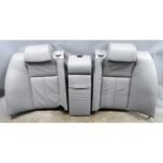 1996-2001 BMW E38 7-Series Contour Rear Seat Backrest w/o Heat Grey Leather OEM