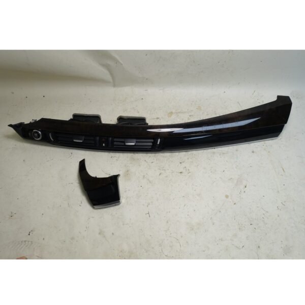 2014-2019 BMW F15 X5 F16 X6 Front Dash Wood Trim Pair Brown Poplar Gloss OEM