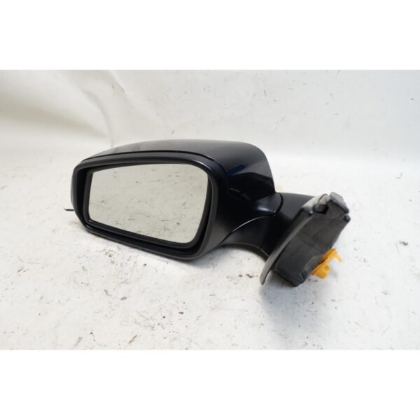 Damaged 2014-2016 BMW F10 5-Series Left Outside Power-Fold Side Mirror Black OEM