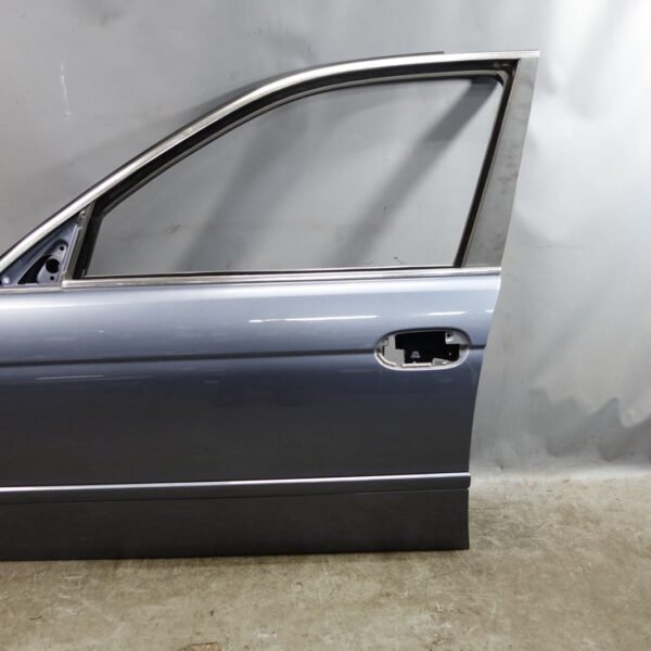 1997-2003 BMW E39 5-Series Left Front Drivers Door Shell Steel Blue OEM