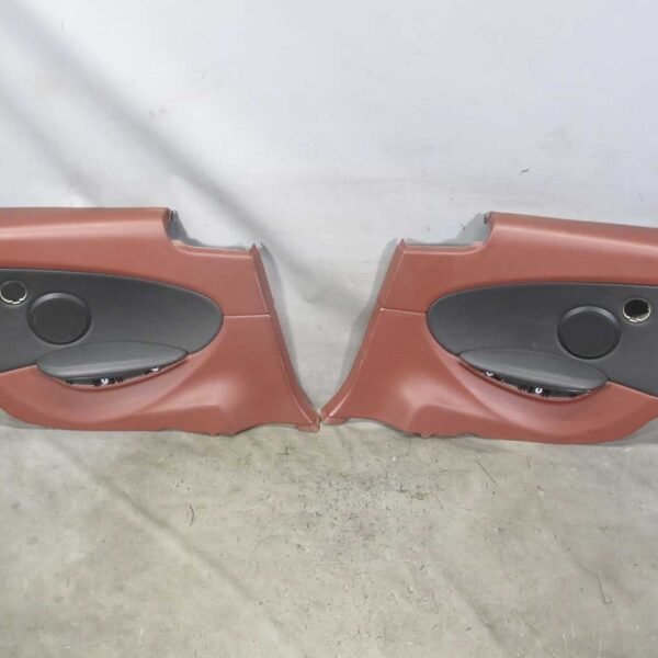 2006-2010 BMW E63 650 Coupe Rear Lateral Interior Trim Panel Chateau Red Leather