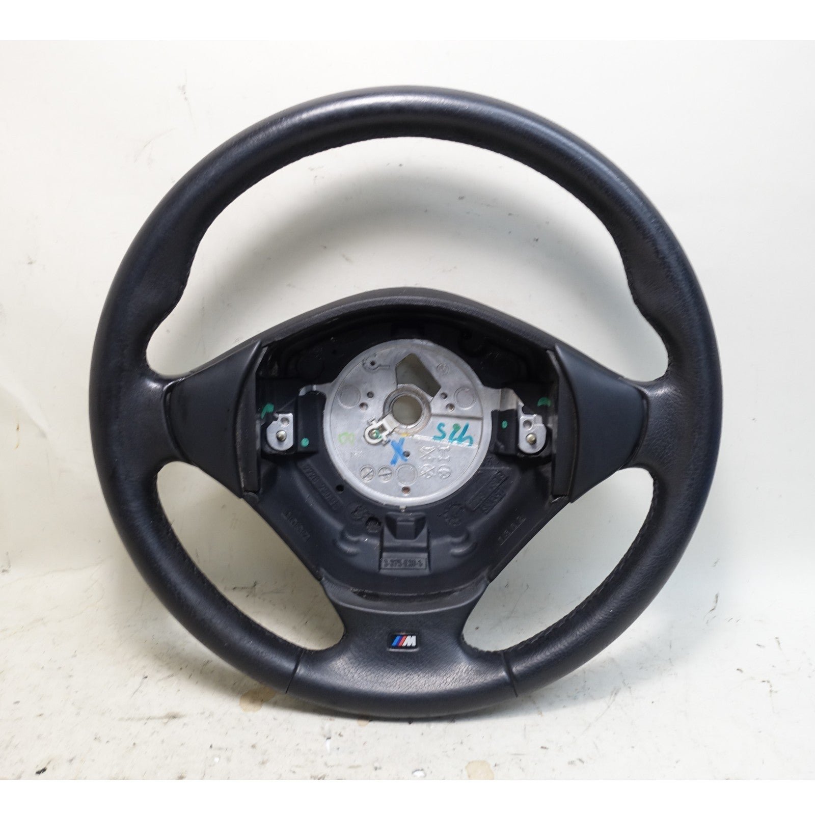 57_142b0e9b-e61b-474c-a9cf-e73727698cc0.jpg 1999-02 BMW Z3 Roadster Coupe Factory M Sports Leather Steering Wheel Black OEM - Image 1