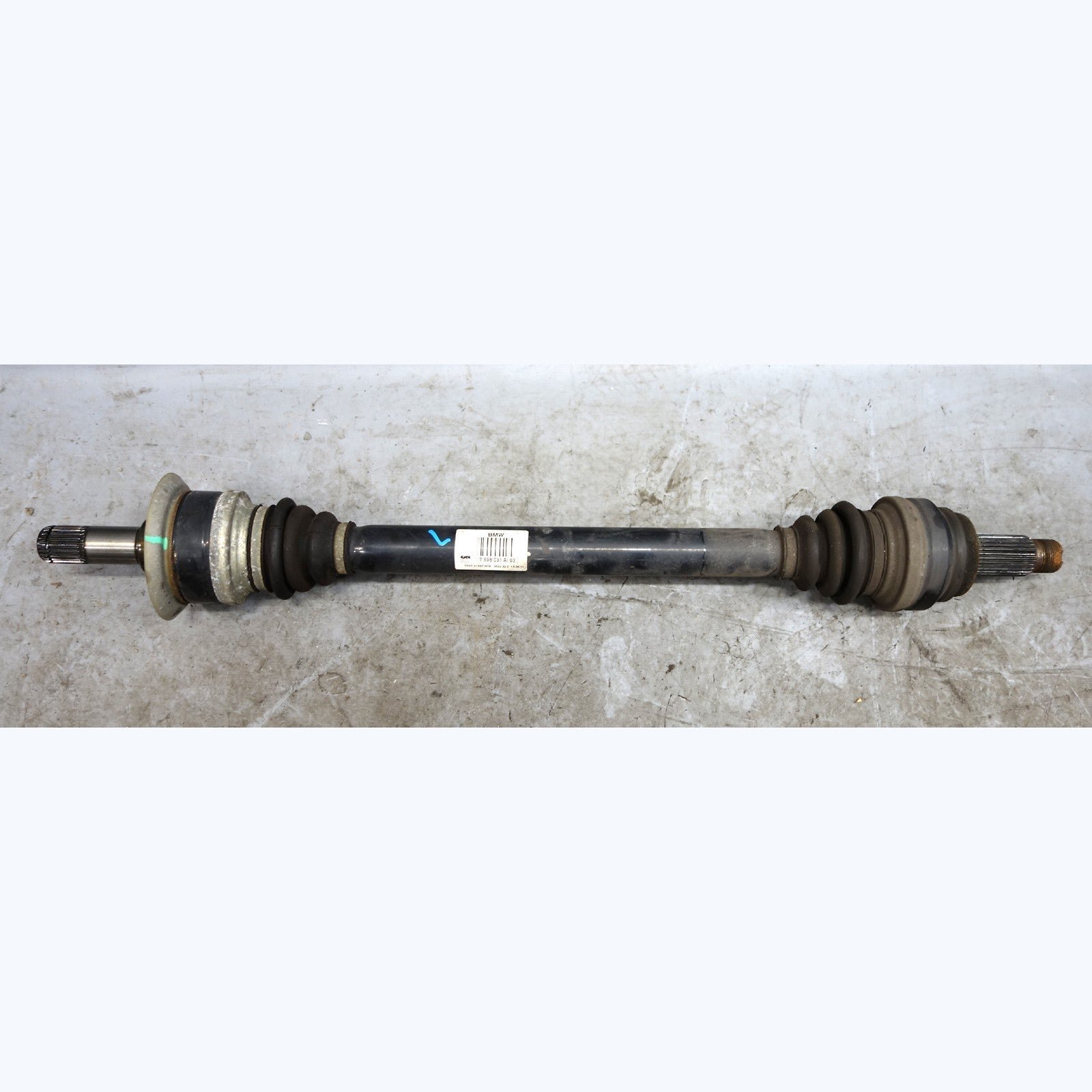 57_1d305674-ad58-4b15-98f8-6af0a2305813.jpg Damaged 2011-2018 BMW F25 X3 F26 35iX Left Rear Output Half Shaft Axle 39mm OEM - Image 1
