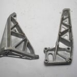 1988-1993 BMW E32 E34 S38 M5 535i M30 Engine Suspension Arm Bracket Pair USED OE