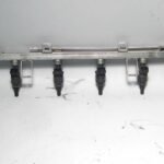 1999-2000 BMW M52TU 6-Cyl 2.5L 2.8L Engine Fuel Delivery Rail w Injectors Z3 E46