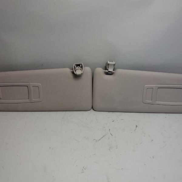 2012-2017 BMW F30 3-Series F32 Interior Sun Visor Pair Everest Grey Vinyl OEM