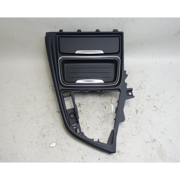 12-15 BMW F30 3-Series F32 Front Center Console Trim Cover Cup Holders Black OEM