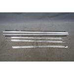 1982-1988 BWM E28 5-Series INCOMPLETE Factory Chrome Door Trim Set OEM