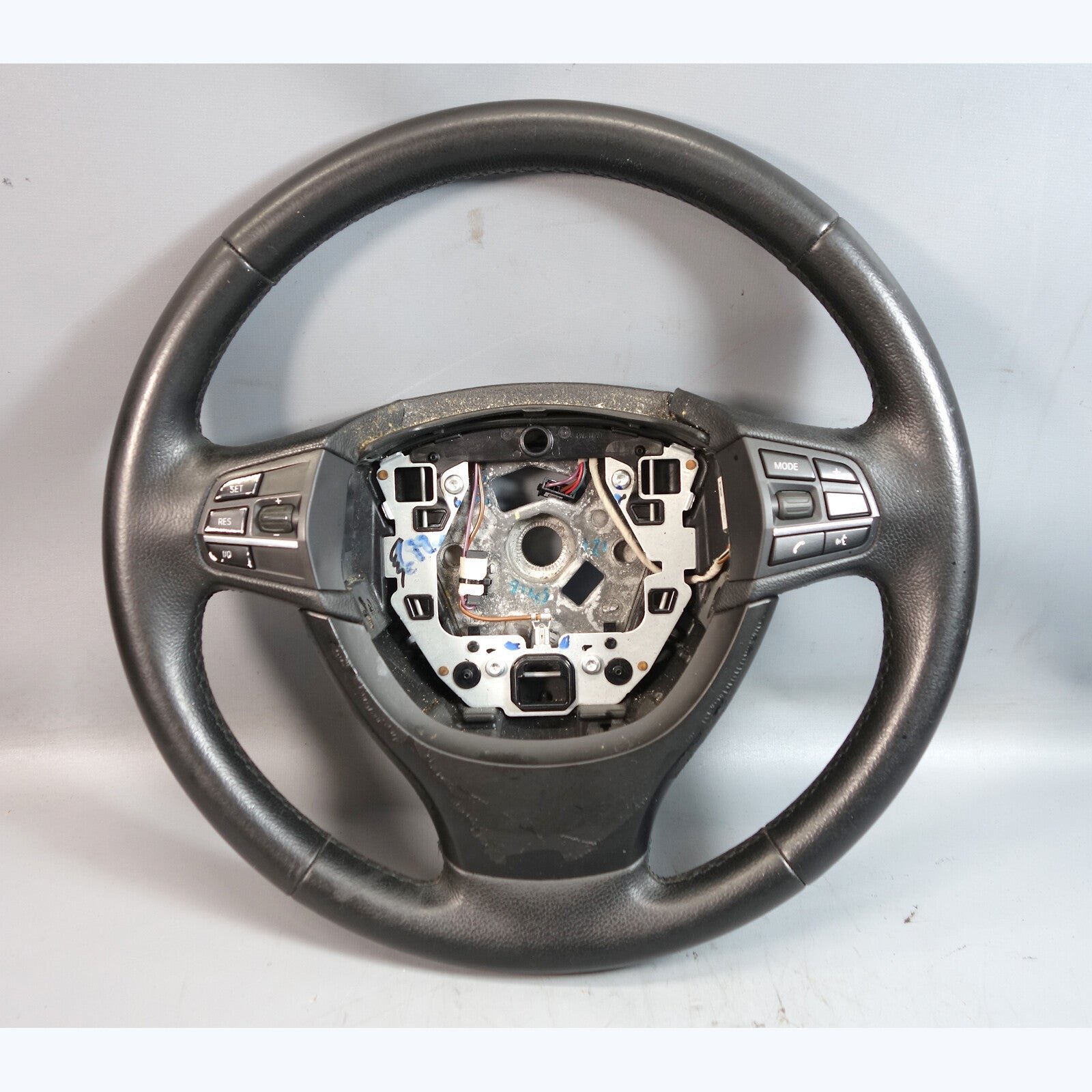 57_2a4f34cc-e91b-4a33-91df-75bf1e318930.jpg 2009-2016 BMW F10 5-Series F01 7-Series Multifunction Steering Wheel OEM - Image 1