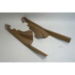 Damaged 94-98 BMW E36 3-Series Sedan Rear Door Sill Trim Pair Dark Beige OEM