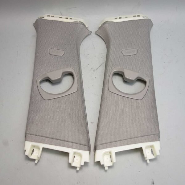 2012-2017 BMW F30 3-Series F31 B- Pillar Column Upper Cover Pair Everest Grey OE