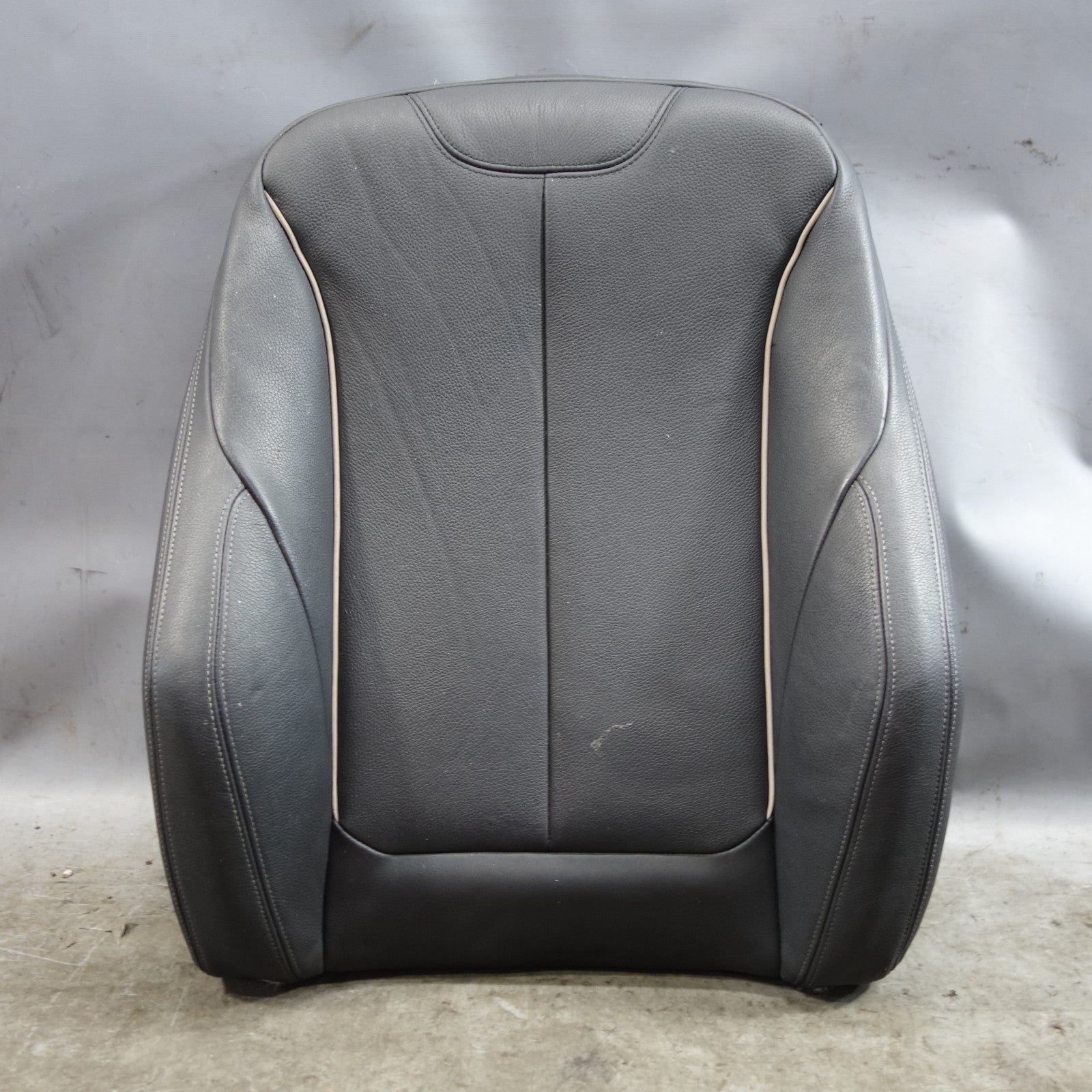57_332ec3ad-1169-4423-a616-f0f0219b3a1c.jpg 16-19 BMW F30 3-Series F31 Right Sport Seat Backrest Cushion Black Leather OEM - Image 1