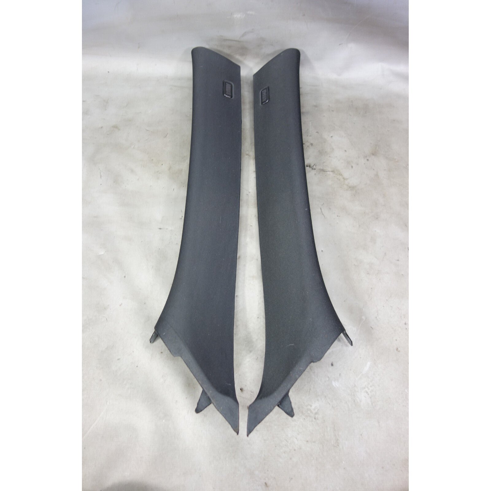 57_35f716f8-1e8d-4cf7-b541-aacf35e2d03b.jpg 2007-2013 BMW E70 X5 Front A- Pillar Column Cover Pair Windshield Black OEM - Image 1