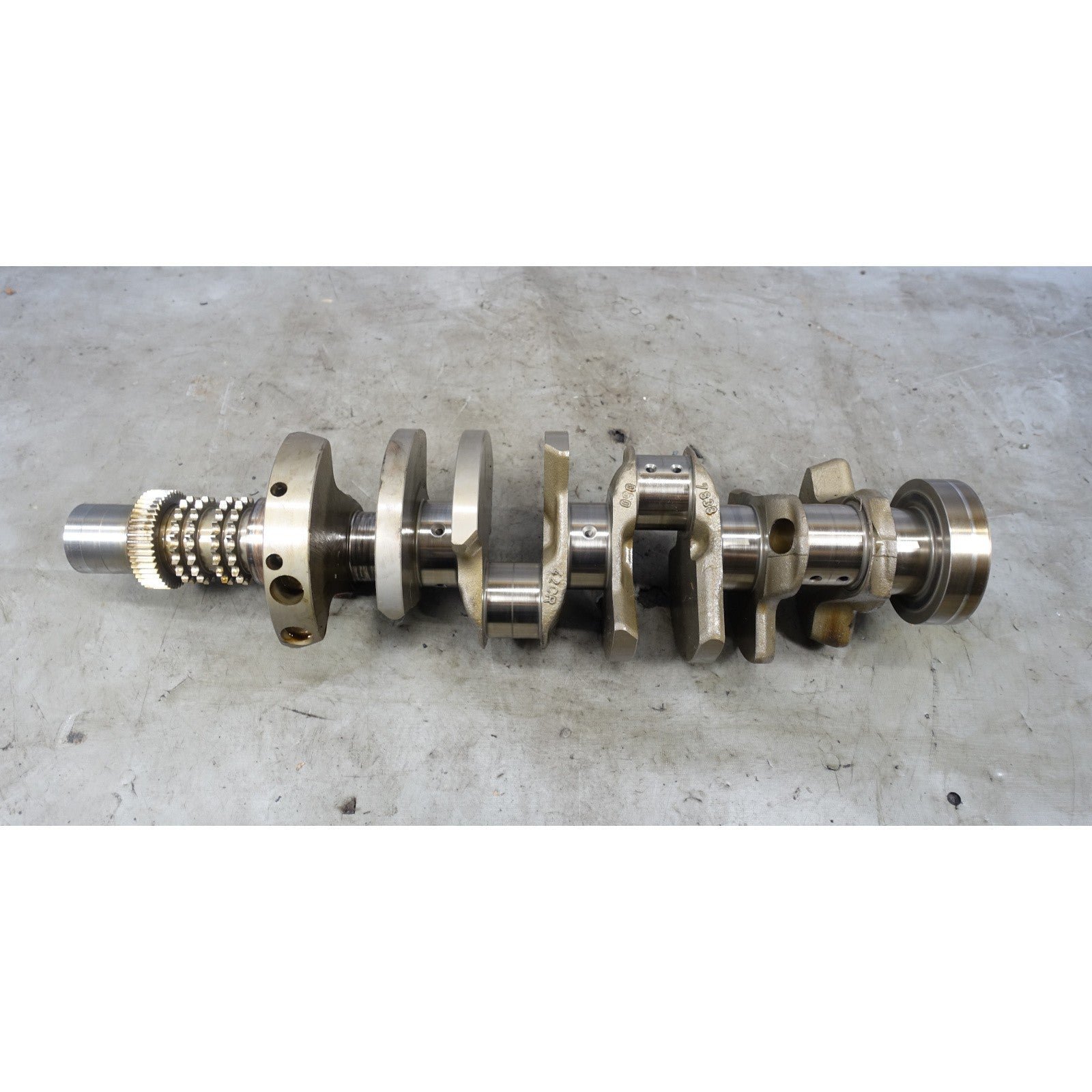 57_360b1944-af5b-40d4-846a-0d6d0db9e543.jpg Damaged BMW E90 E92 E93 M3 S65 4.0L V8 Engine Crankshaft Spun Bearings 2008-2013 - Image 1