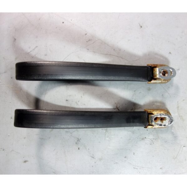 68-88 BMW E3 Sedan E10 2002 E24 Front Grab Strap Roof Handle Pair Black OEM