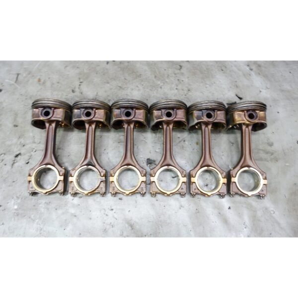 BMW E46 3-Series X3 3.0L M54 6-Cylinder Piston and Connecting Rod Set of 6 OEM