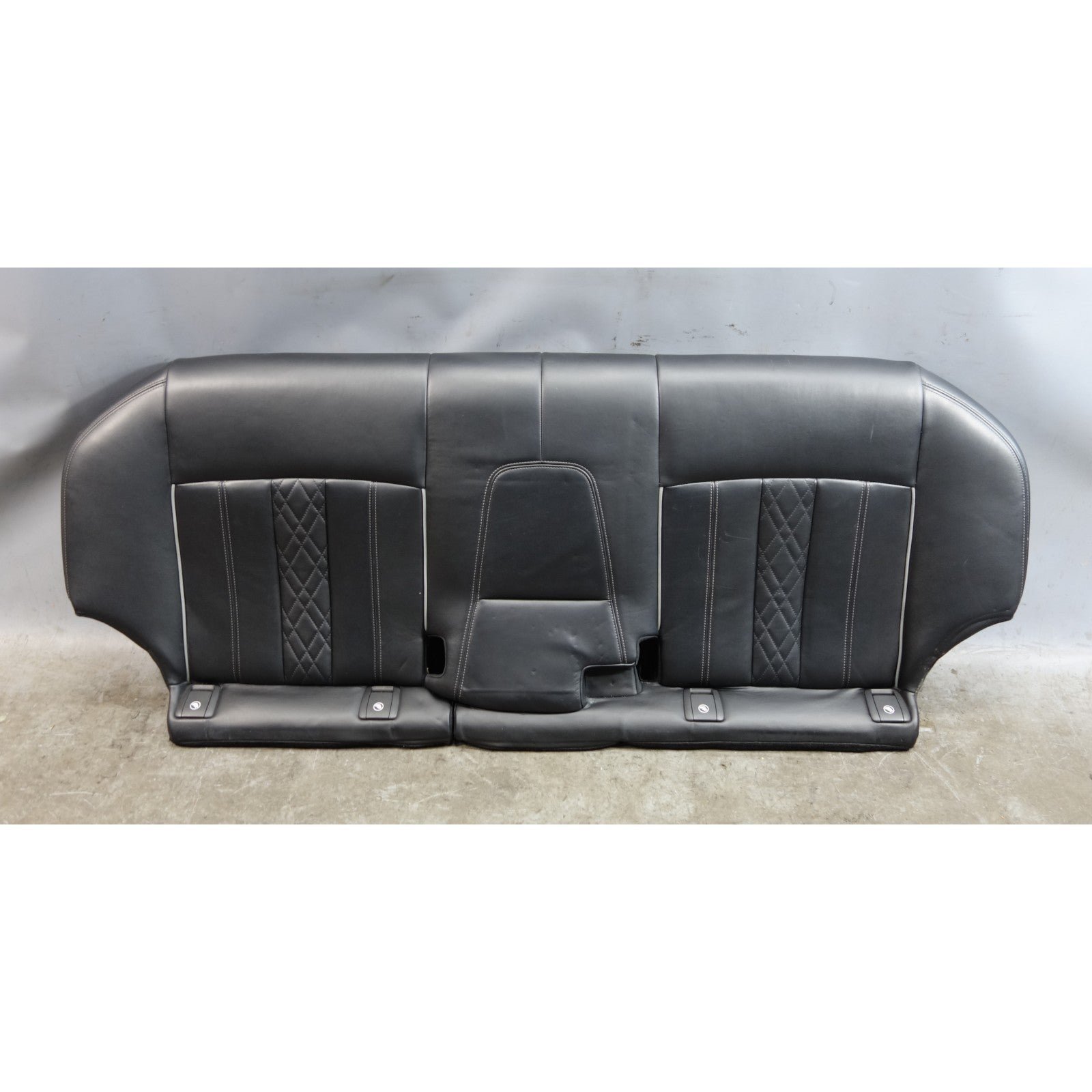 57_49e5bf78-5454-4917-a756-9c2dc1c6a6e0.jpg 17-23 BMW G30 5-Series Rear Seat Bottom Lower Bench Black Napa Leather OEM - Image 1