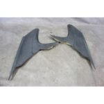 05-10 BMW E60 5-Series Sedan Rear Interior C- Pillar Column Covers Alcantara