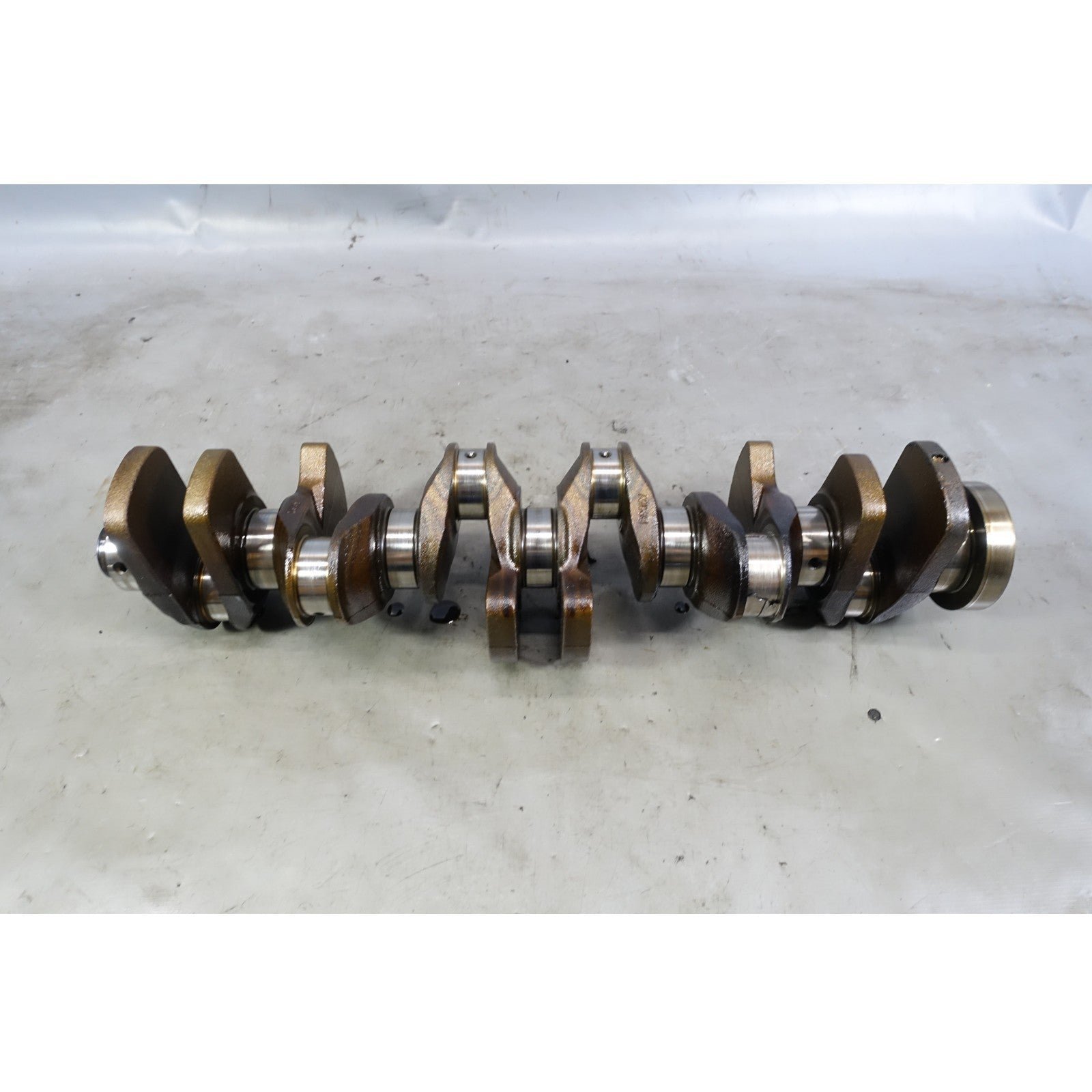 57_4e886826-7485-4721-a416-1b21a5f8d623.jpg Damaged 11-17 BMW N55 3.0L Twin-Scroll Turbo Engine Crankshaft Crank Bare OE - Image 1