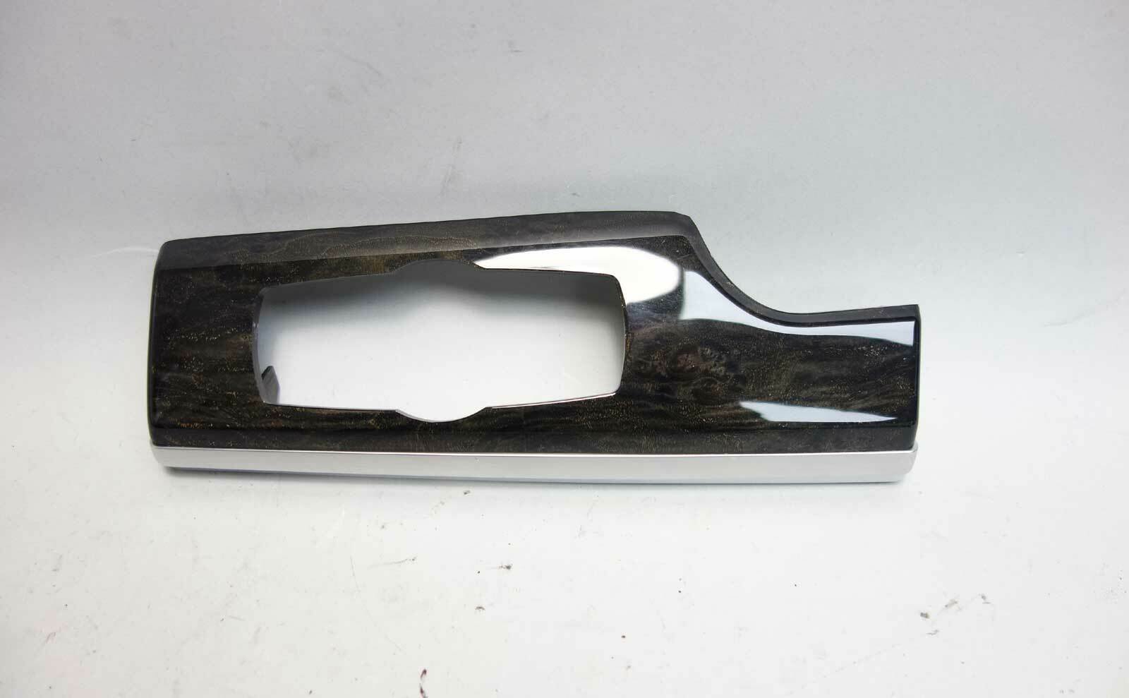 57_4e8f55c8-42d9-4785-94c7-a1442a6f3947.jpg 2009-2015 BMW F01 7-Series F02 Left Dash Column Wood Trim Cover Anthracite Ash - Image 1
