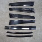 99-03 BMW E39 5-Series Touring Wagon Door Trim High Gloss Black Shadowline OEM