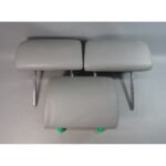 99-03 BMW E39 5-Series Touring Wagon Rear Seat Headrest Set Grey Leather OEM