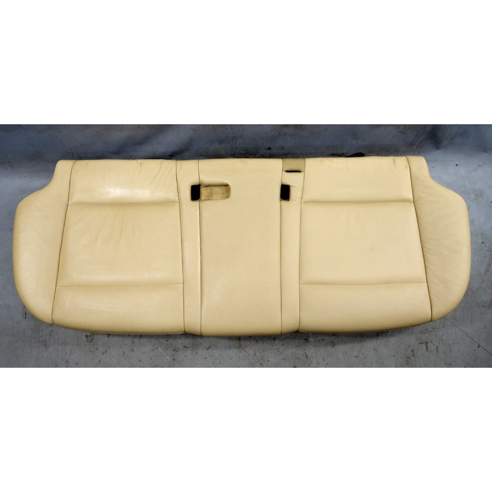 57_568e4c2b-bd2a-4299-bb8f-b0463102ed47.jpg 2007-2013 BMW E70 X5 SAV Rear 2nd Row Seat Bottom Bench Beige Leather - Image 1