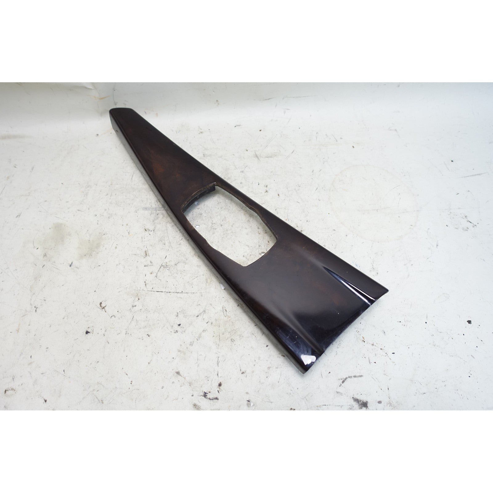 57_584279e8-6f9f-42d4-9e79-dd6888cbf5c0.jpg 12-20 BMW F30 3-Series 4-Series Front Center Console Wood Trim Cover Walnut OEM - Image 1