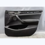 2011-2018 BMW F25 X3 F26 X4 Front Right Passenger Door Panel Black Leather OEM