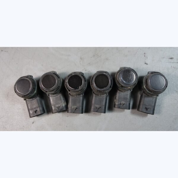 14-23 BMW F15 X5 F26 G30 Exterior PDC Park Distance Sensors Set of 6 Black OEM