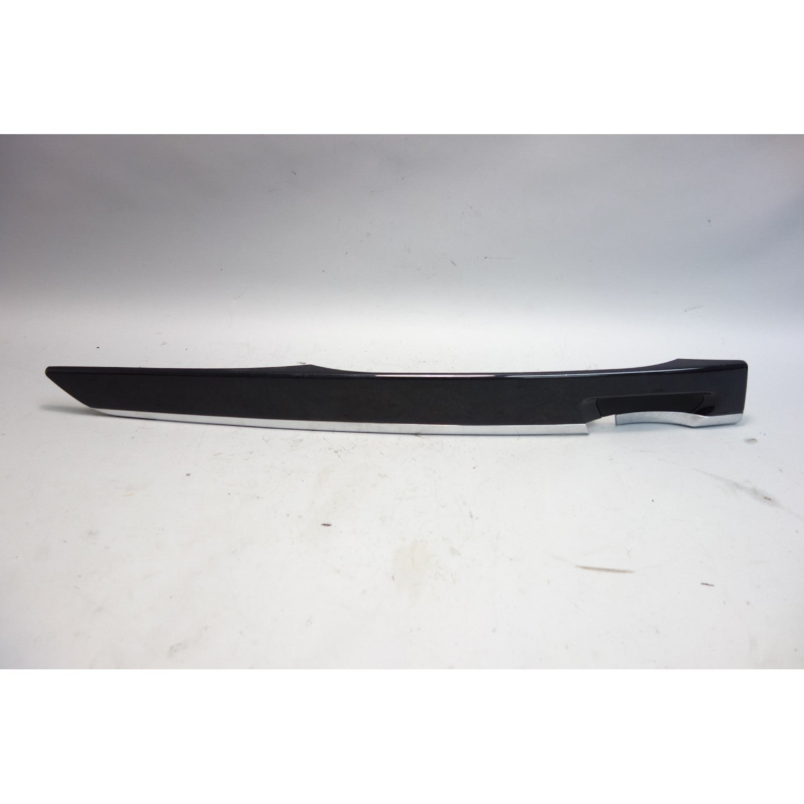 57_5b9a6a64-cdb7-47bc-89b1-d579649fd71e.jpg 2009-2015 BMW F01 7-Series Short Wheel Left Rear Int Door Wood Trim Strip Ash OE - Image 1