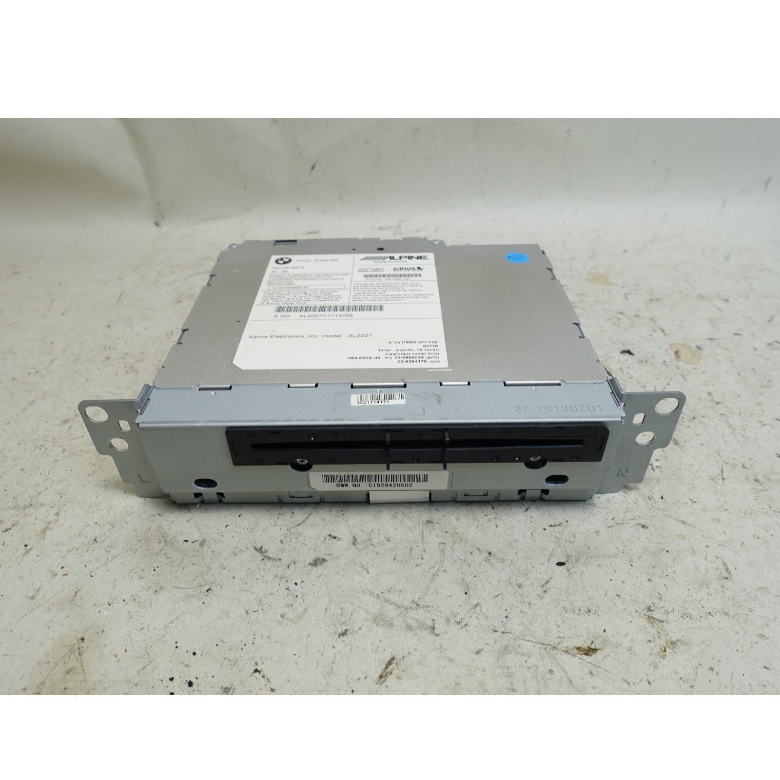 57_5bab0de1-ae40-4ce6-9dc3-d1b8ec0ed2f4.jpg 12-14 BMW F25 X3 F10 5-Series F12 Factory Champ 2 Mid Business CD Radio Unit OEM - Image 1