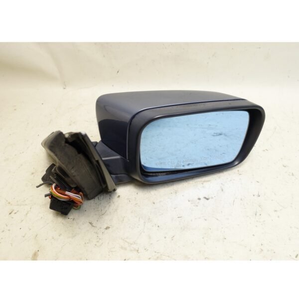 1998-2003 BMW E39 5-Series Factory Right Outside Side Mirror Steel Blue OEM