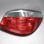 BMW E60 5-Series Sedan Early Right Rear Tail Light White 2004-2007 USED OEM
