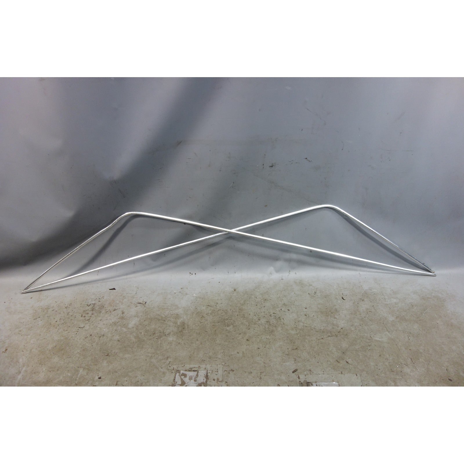 57_70901a40-7519-4a0c-8ee8-0fb64c2653e4.jpg 1969-1976 BMW E3 Bavaria Sedan Rear Exterior Chrome Roof Trim OEM - Image 1