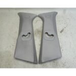 BMW F25 X3 Interior B-Pillar Upper Trim Cover Pair Grey OEM 2011-2017