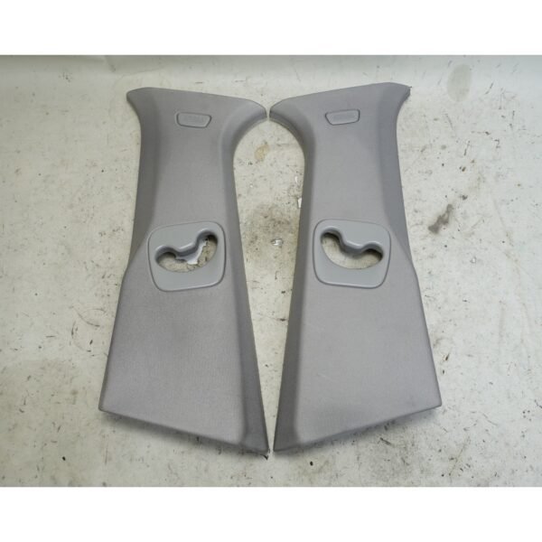 BMW F25 X3 Interior B-Pillar Upper Trim Cover Pair Grey OEM 2011-2017