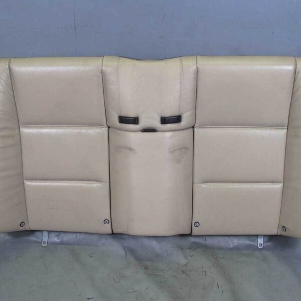 BMW E46 3-Series Convertible Rear Seat Backrest Cushion Pad Beige Leather 00-06
