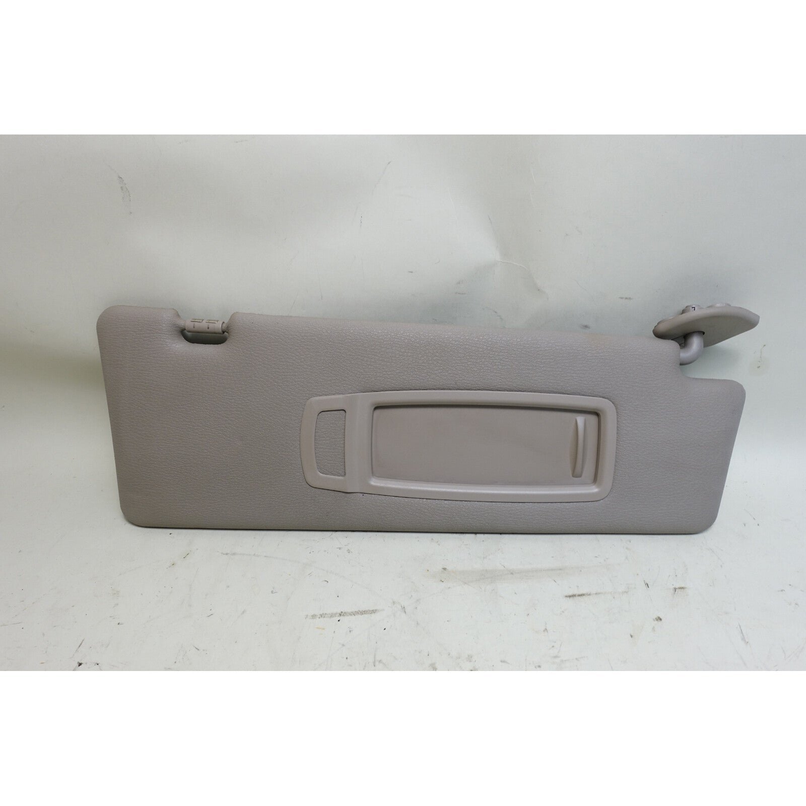 57_7b16b617-74df-41ec-8e9d-0755665dfd53.jpg 2011-2013 BMW E70 X5 Right Front Passenger Sun Visor Greige Grey Beige OEM - Image 1