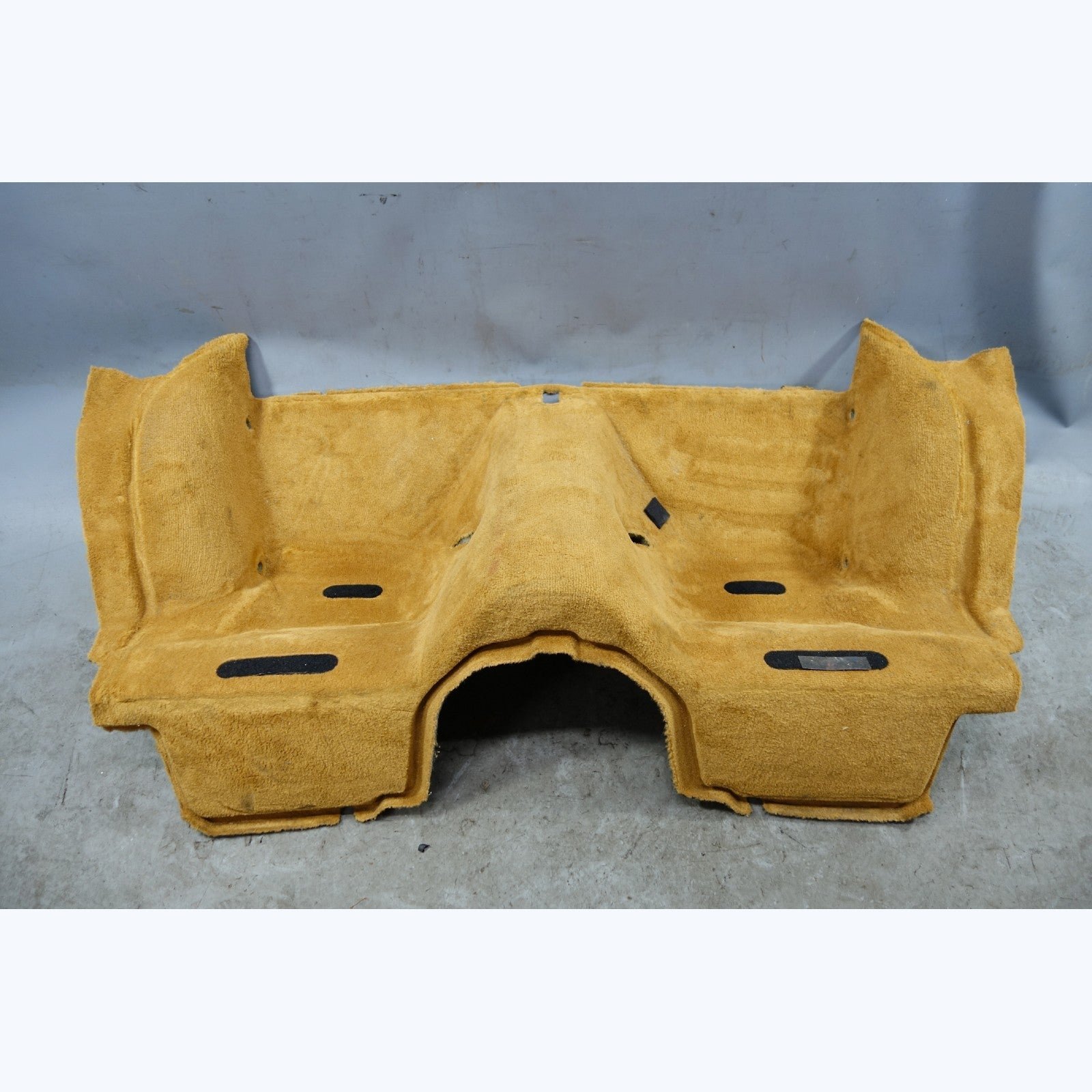 57_7ed673d7-ba3c-4462-9cad-dae55b532745.jpg 2001 Porsche 996 911 Carrera Turbo Rear Back Seat Carpet Natural Brown OEM - Image 1