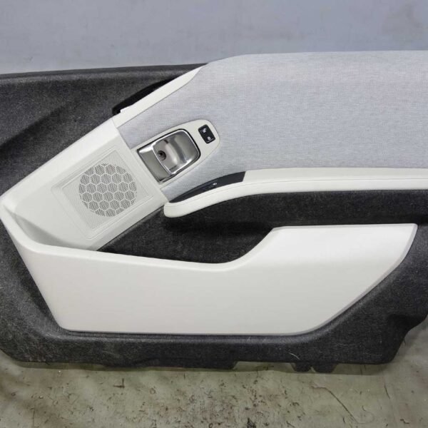 2014-2017 BMW i01 i3 Right Front Interior Door Panel Trim Skin Carum Grey OEM