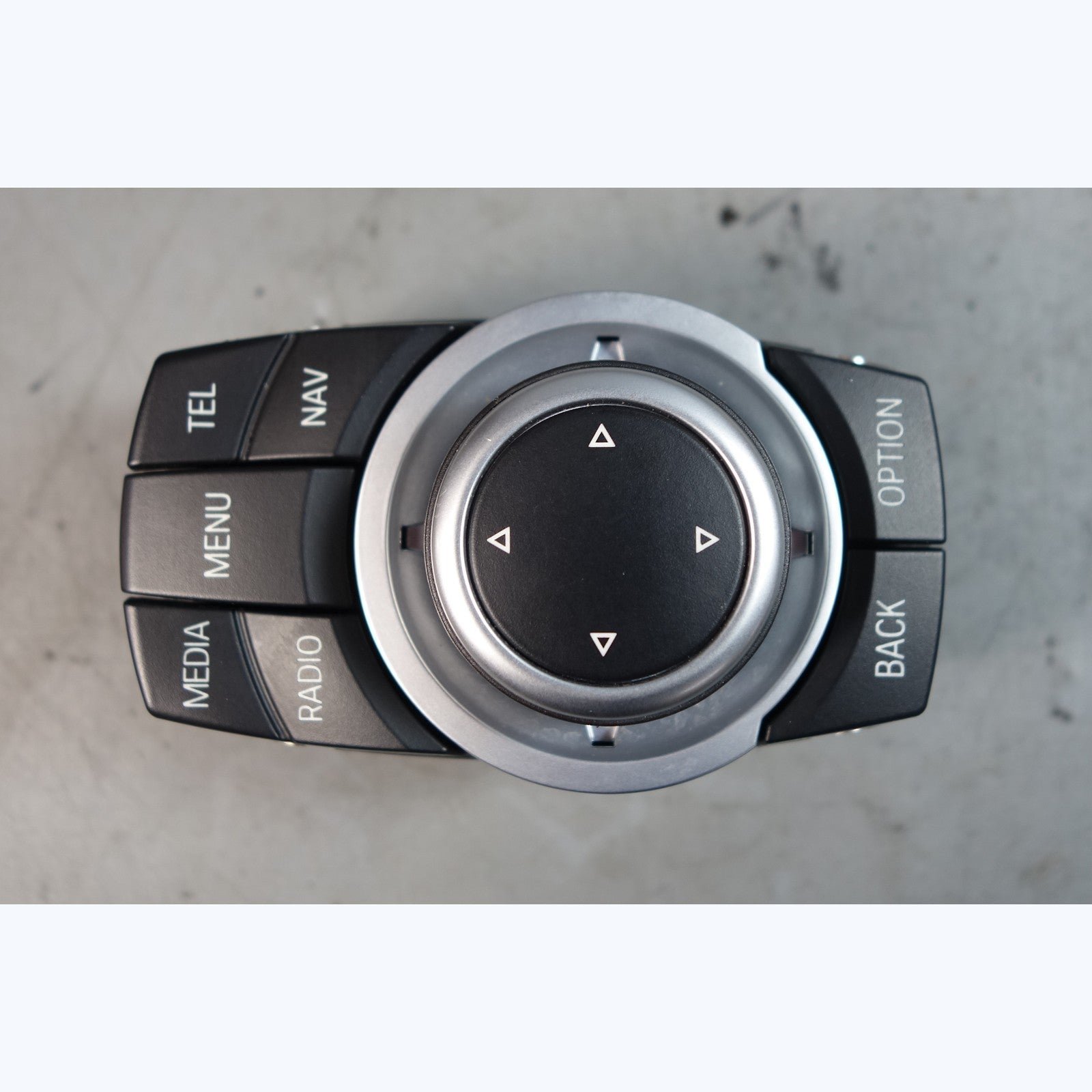 57_818ec18e-b92c-4f25-901d-55bb6f44755a.jpg 2009-2015 BMW Computer Infotainment CIC Controller Knob Button Switch Panel OEM - Image 1