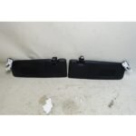 Damaged 2014-2021 BMW F22 2-Series F87 Coupe Front Sun Visor Pair Black OEM