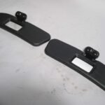1997-2002 BMW Z3 Roadster Black Vinyl Sun Visor Pair Left Right OEM