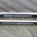 2001-2006 BMW E46 M3 ///M3 Entry Door Sill Cover Pair w Broken Tabs OEM