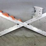 2014-2017 BMW i01 i3 City Vehicle Rear Vertical Strut Cross- X- Brace Engine OEM